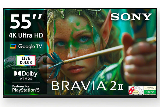 Sony K-55S25M2 139 cm (55 inches) BRAVIA 2M2 Series 4K Ultra HD Smart LED Google TV