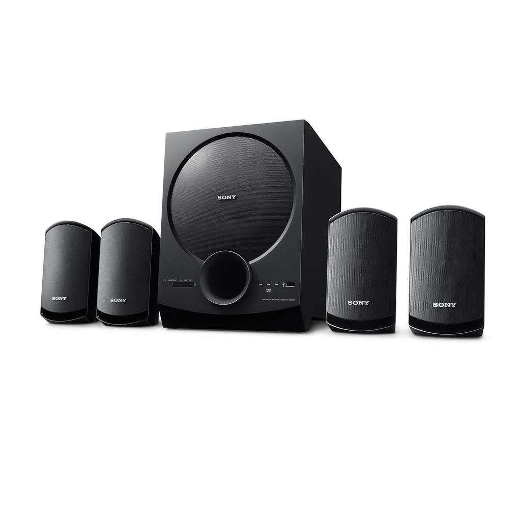 Sony SA-D40M2 4.1ch Home Theatre Speaker with 100W Power Output and Powerful Subwoofer - Black
