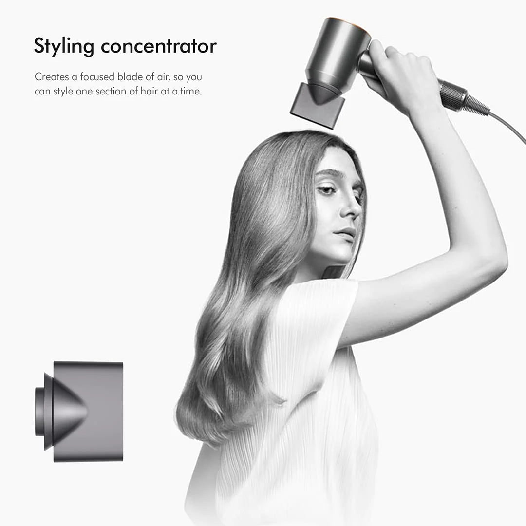 Dyson Supersonic hair dryer in Vinca blue and Rosé