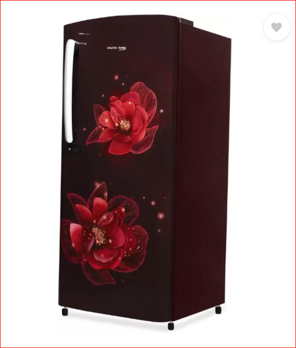 Voltas Beko by A Tata Product RDC220C/S0WFE0M0000GD 185 L Direct Cool Single Door 3 Star Refrigerator  (FRESSIA WINE)