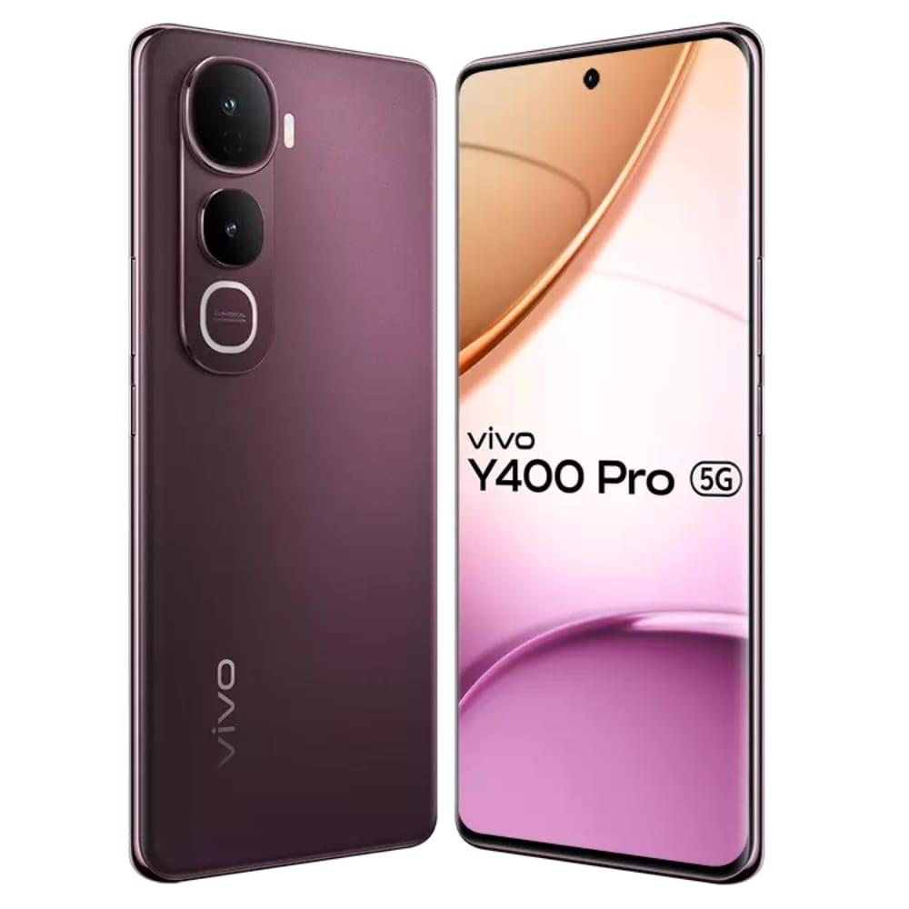 Vivo Y400 Pro 5G 256 GB, 8 GB RAM, Nebula Purple, Mobile Phone
