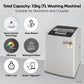 LG T75SKSF1Z 7.5 Kg 5 Star Smart Inverter Top Load Washing Machine with TurboDrum & Smart Motion – Middle Free Silver