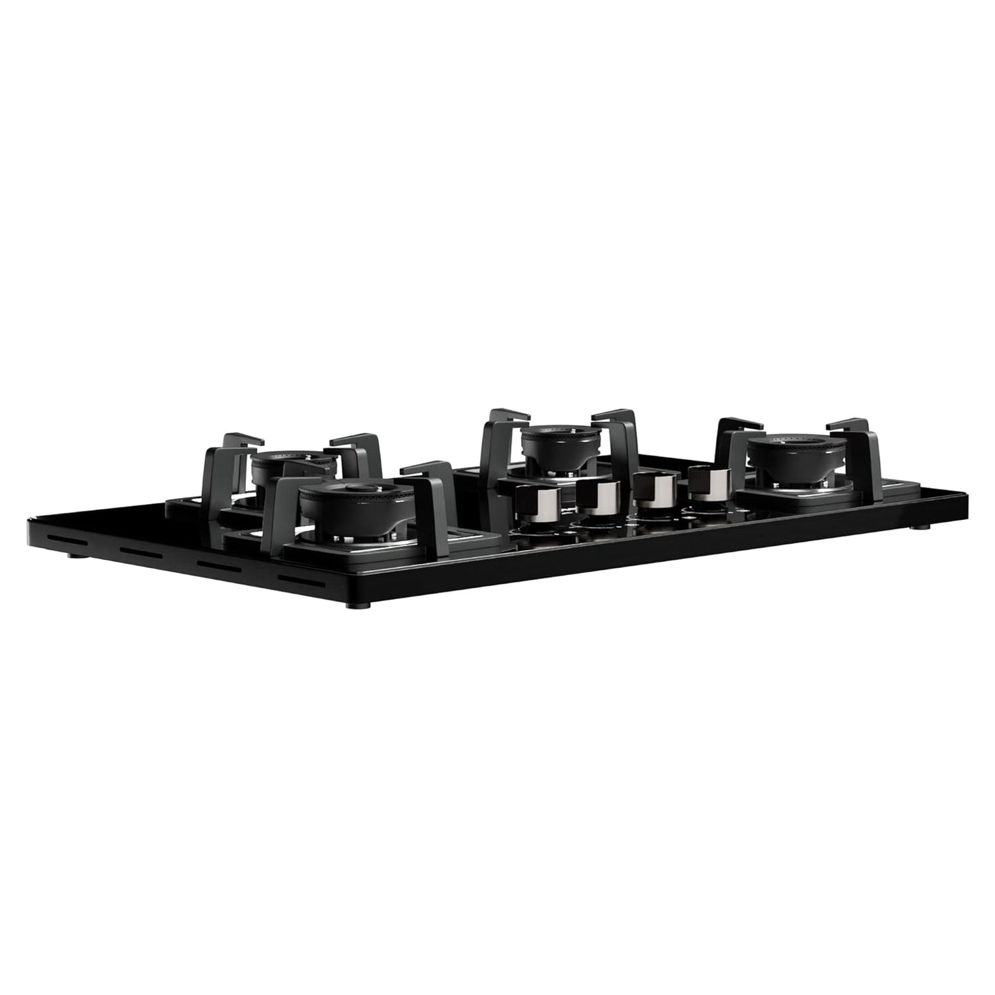 Crompton SuperSlim TAB-SUHB784-MBL 78 cm 4-Burner Hob | Half Brass Burners | Auto Ignition | Toughened Glass | Suraj Electronics Delhi NCR