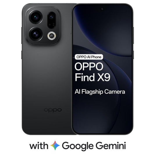 OPPO Find X9 5G 512 GB, 16 GB RAM, Space Black, Mobile Phone