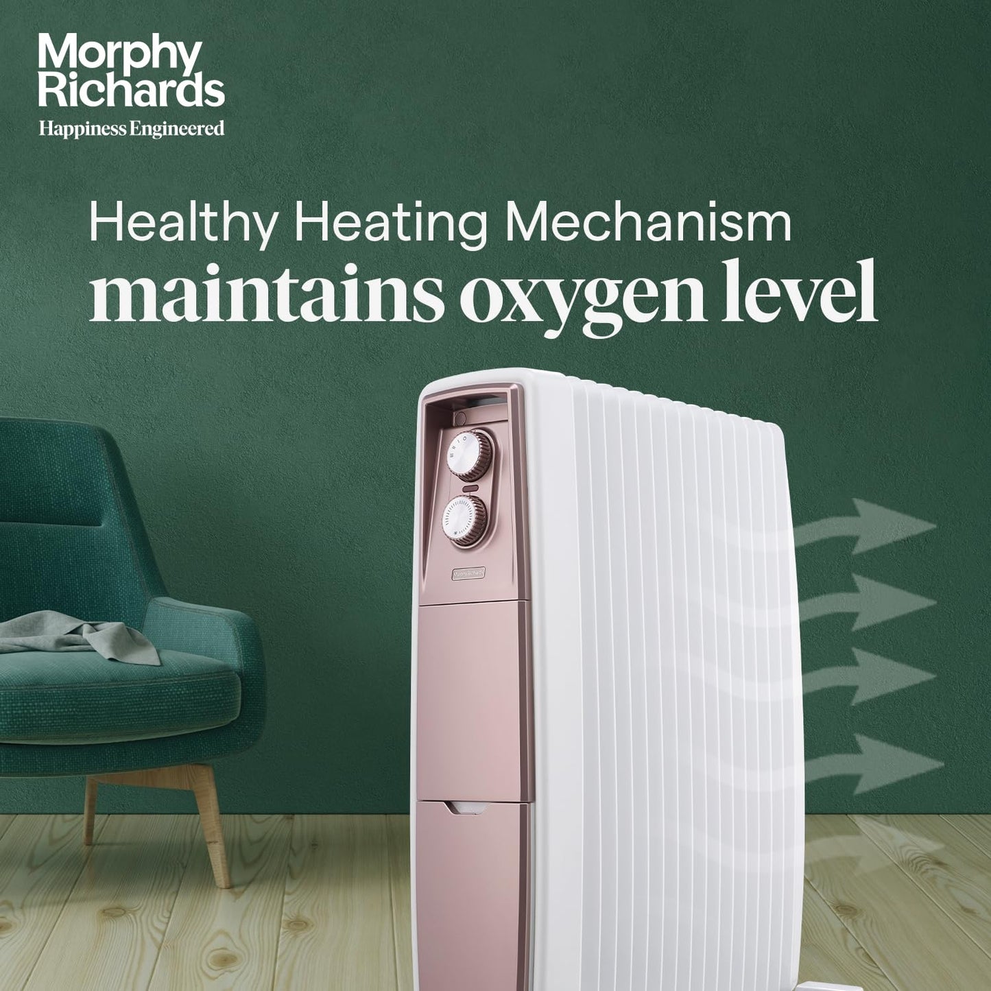 Morphy Richards Thermocore XR 15 Fins Oil-Free Radiator | 2000W Room Heater | Zero Oil Heating | 4-Year Warranty | Suraj Electronics Delhi NCR