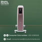 Morphy Richards Thermore Xr Smart Zero Digital 15 Fins Oil Free Radiator Room Heater|2000 W| Digital Zero Oil Radiators With 2 Copper Heating Elements|4-Yr Warranty)