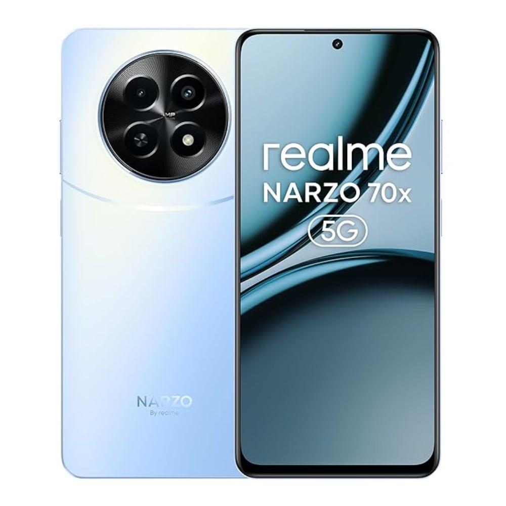 Realme Narzo 70x 5G 128 GB, 8 GB RAM, Ice Blue, Mobile Phone