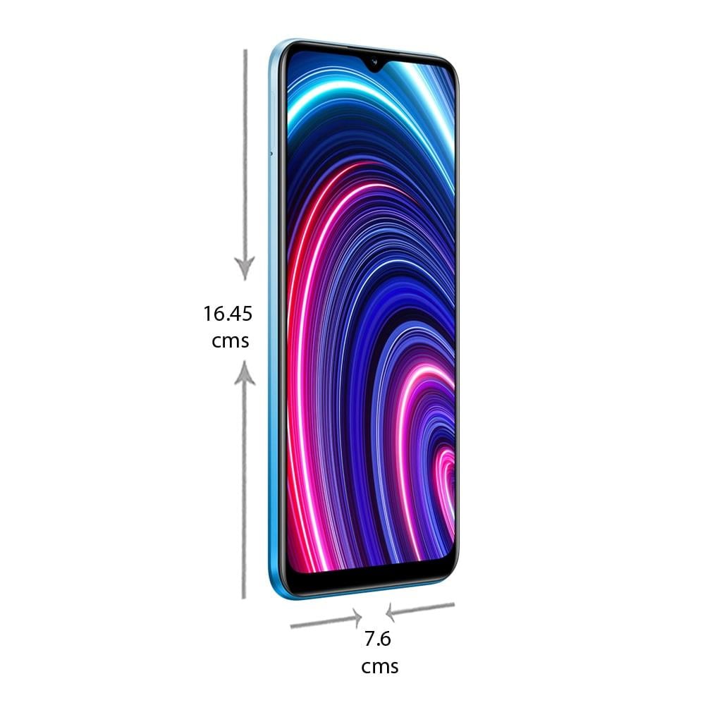 Realme C25-Y 128 GB, 4 GB, Glacier Blue, Mobile Phone