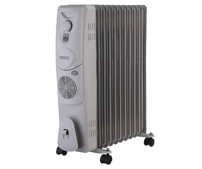 Usha OFR 11 Fin 2900 Watt 4211 F PTC Room Heater with Fan Heater (White, Oil Filled Radiator)