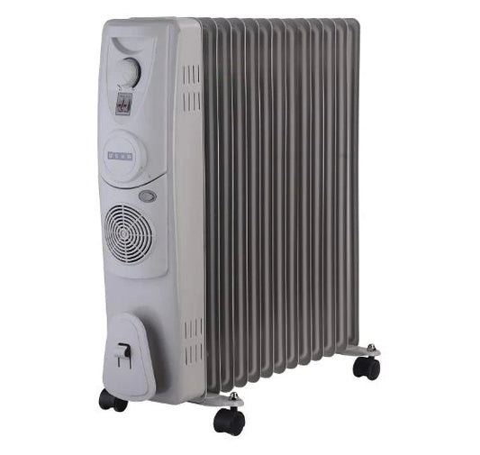 Usha OFR 13 Fin 2900 Watt 4213 F PTC Room Heater with Fan Heater (White, Oil Filled Radiator)