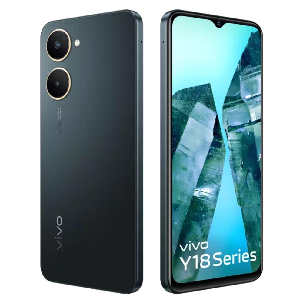 Vivo Y18i 64 GB, 4 GB RAM, Space Black, Mobile Phone