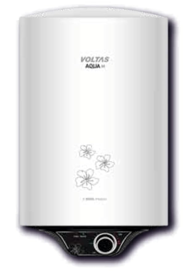 Voltas Aqua M 15L 5 Star Storage Water Geyser | Copper Heating Element | Titanium Enamel Tank | 8 Bar Pressure | Rust-Proof ABS Body