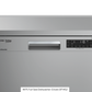 Voltas Beko DF14S2 14 Place Settings Dishwasher | 8 Wash Programs | ProSmart Inverter Motor | AquaFlex & AquaIntense | Silver