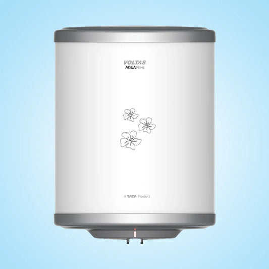 Voltas Aqua Prime 15L 4-Star Water Heater (2000 W, Quartzline, Copper Element) | Free Installation | Suraj Electronics Delhi NCR 15L (2000 W) 4610035