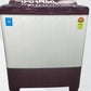 Voltas Beko WTT140UPA/BRSS 14 kg Semi Automatic Top Load Washing Machine Wine Red, White