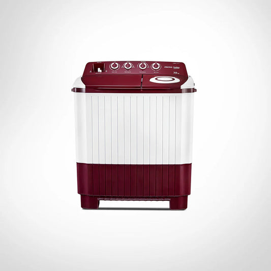 Voltas Beko WTT70DLIM/BRSSWH5POD 7Kg Semi Automatic Top Loading Washing Machine Burgundy