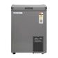 Voltas CVF120SA3-P1-GW 114 Litre 3 Star Convertible Single Door Deep Freezer | Direct Cool | White & Grey | Compact Energy-Efficient Freezer for Home & Commercial Use