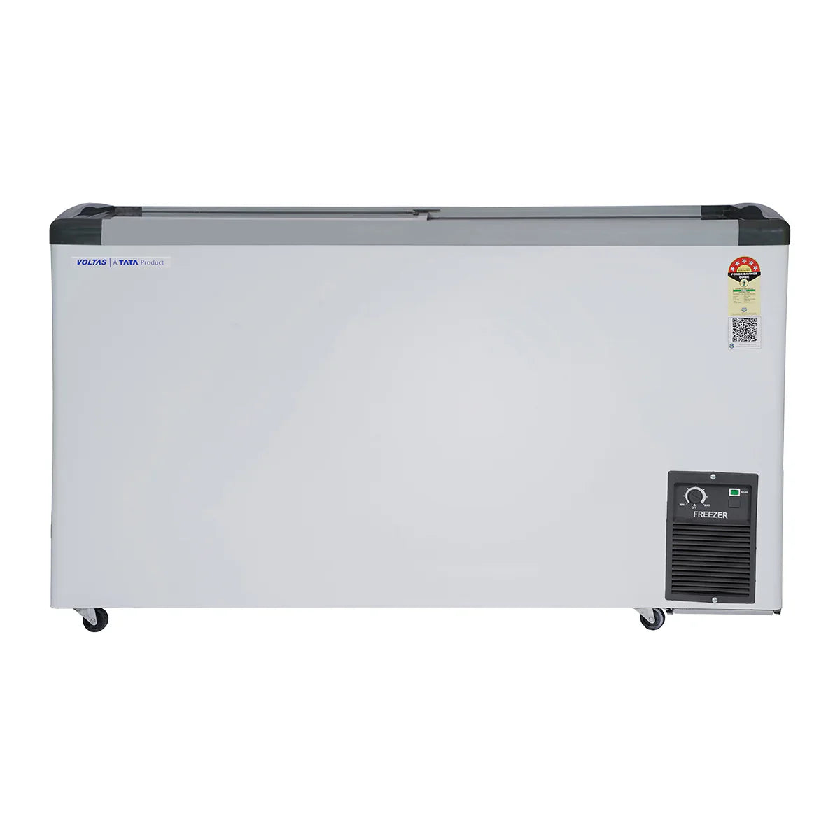 Voltas GT440GA5-PL-W-G3 326L 5 Star Convertible Deep Freezer | Dual Temperature | Flat Glass Top | Suraj Electronics Delhi NCR