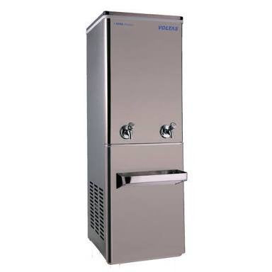 Voltas WC FS 150/150 NP 150 Litre Stainless Steel Water Cooler – 2 Taps, 150 LPH Cooling, Rotary Compressor, Tropicalised Design, Energy Efficient