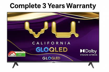Vu 75GLOQLED25 75 Inch 4K QLED Smart Google TV | GloQLED Series | 3 Years Warranty – Suraj Electronics