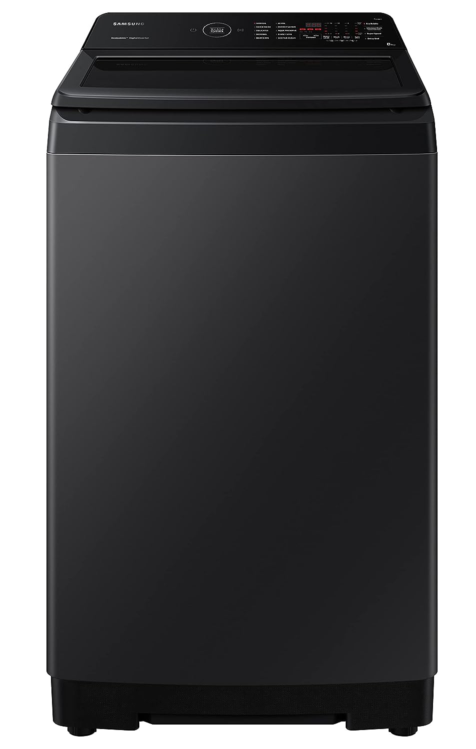 Samsung WA80BG4545BVTL 8 Kg 5 Star Fully Automatic Top Load Washing Machine (Black Caviar) with EcoBubble, BubbleStorm, Super Speed, Digital Inverter Motor & 10 Wash Programs