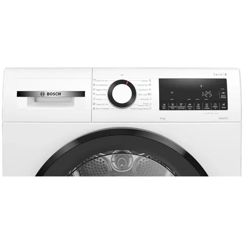 Bosch WPG23100IN Series 4 8 kg Fully Automatic Front Load Dryer – AutoDry, SensitiveDrying, Fluff Filter, 10 Programs, LED Display, White