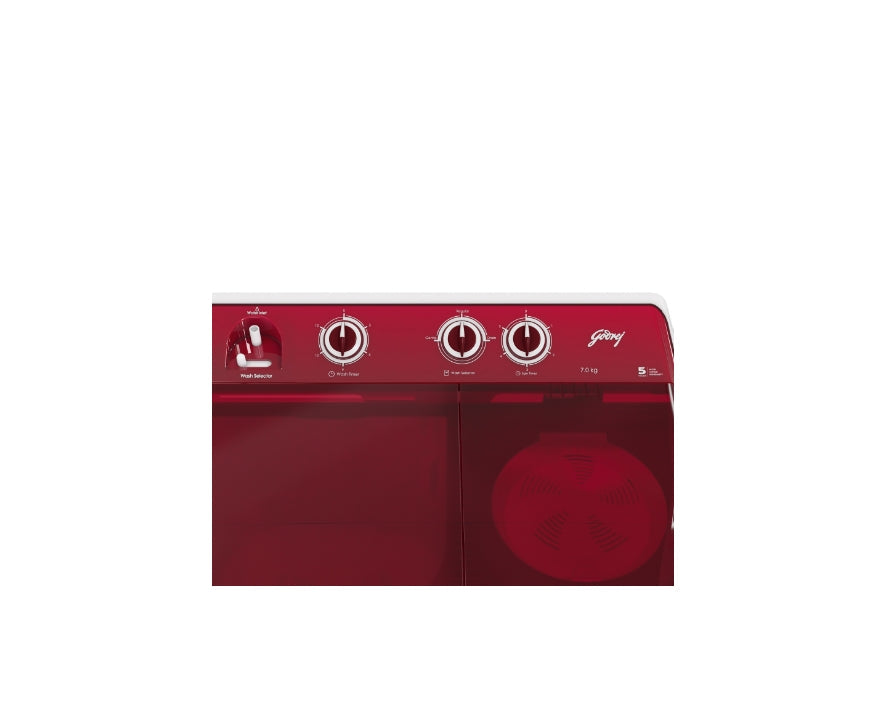 Godrej WSAXIS DX 70 5.0 SN2 T WNRD 7 Kg 5 Star Semi-Automatic Top Loading Washing Machine