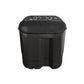 Godrej WSEDGE JAZZ 115 5.0 DB3 M CSGR 11.5 Kg 5 Star Semi-Automatic Top Load Washing Machine (Crystal Grey, Tri-Roto Scrub Pulsator, PowerMax Wash Motor)