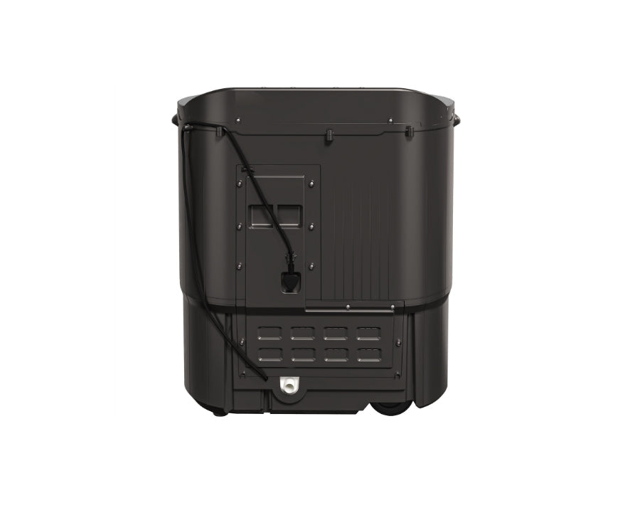 Godrej WSEDGE JAZZ 115 5.0 DB3 M CSGR 11.5 Kg 5 Star Semi-Automatic Top Load Washing Machine (Crystal Grey, Tri-Roto Scrub Pulsator, PowerMax Wash Motor)