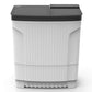 Godrej WSEDGE ULT 80 5.0 DB2M CSBK 8 Kg 5 Star Semi-Automatic Top Loading Washing Machine (Crystal Black, Soft Shut Lid, Tri-Roto Pulsator, PowerMax Wash Motor) – Best Price in Delhi NCR | Suraj Electronics