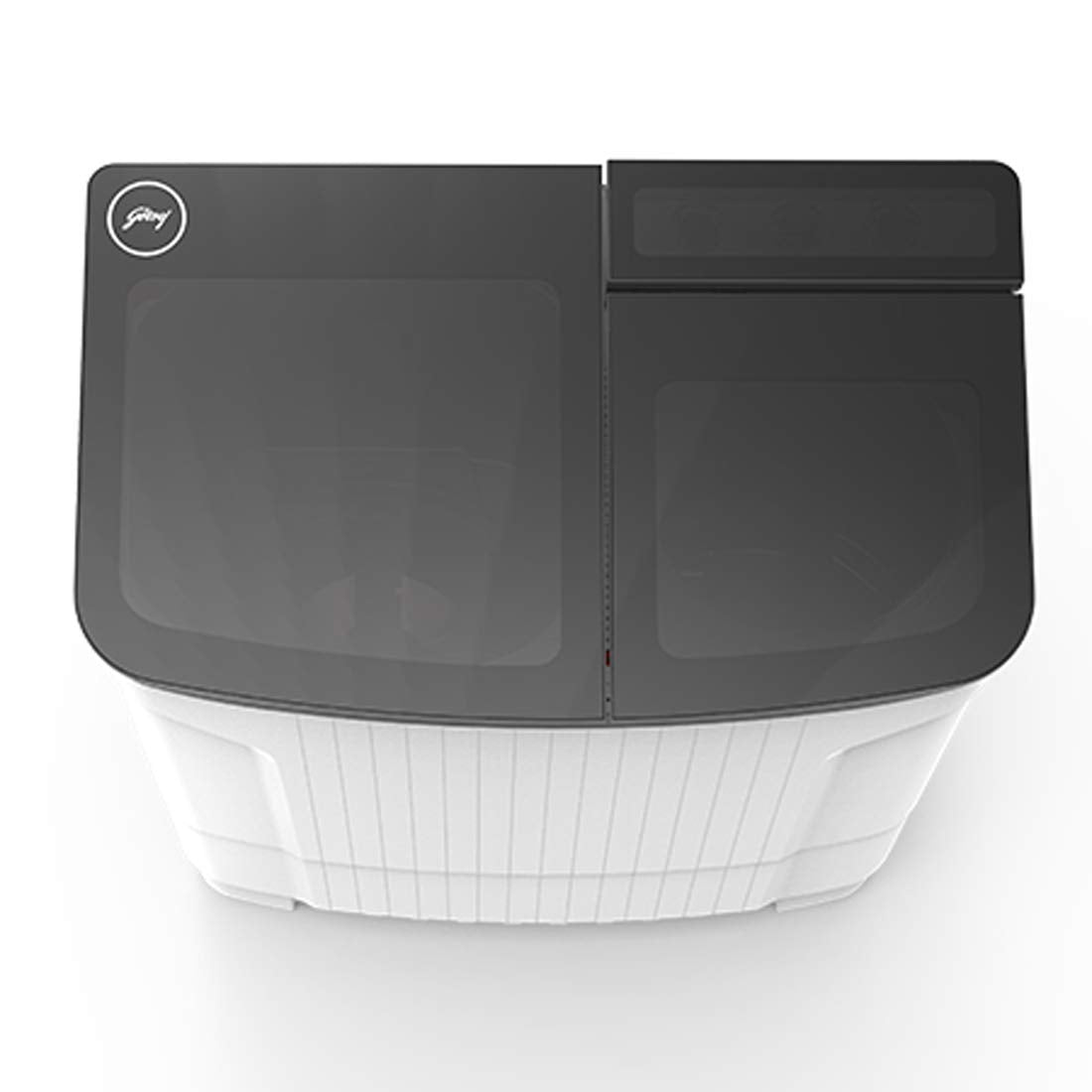 Godrej WSEDGE ULT 80 5.0 DB2M CSBK 8 Kg 5 Star Semi-Automatic Top Loading Washing Machine (Crystal Black, Soft Shut Lid, Tri-Roto Pulsator, PowerMax Wash Motor) – Best Price in Delhi NCR | Suraj Electronics