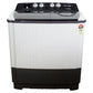 Voltas Beko WTT10/UCAGRSSWH4PTD 10 Kg Semi Automatic Top Load Washing Machine, 5 Star (Grey) | Fast Dry™, Double Waterfall, Special Pulsator, Dual Cassette Filter