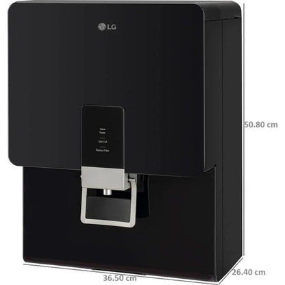 LG WW136RPNB 8 L RO Water Purifier with Stainless Steel Tank, Digital Sterilizing Care & Multi-Stage Filtration – Solid Black |