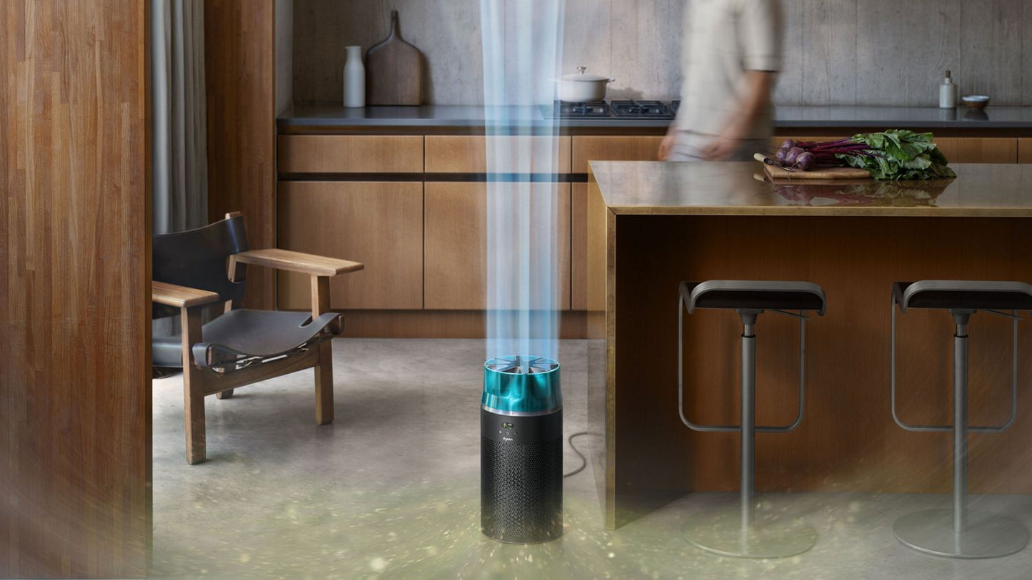Dyson HushJet Compact Air Purifier Black/Teal View 3