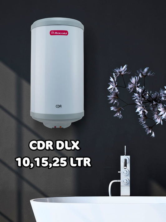 Racold CDR DLX 25L 5 Star Storage Water Geyser – Titanium Plus Tank, Fast Heating, Vertical Mount