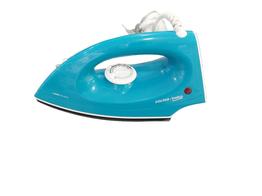 Voltas Beko I1000VD-GR 1000W Dry Iron (Green) with German Non-Stick Soleplate & Glider Technology – Lightweight, Compact & Durable