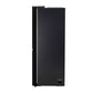 LG GL-B257JWB3 650 Litre 3 Star Side-by-Side Refrigerator | Convertible, Smart Inverter Compressor, Multi Air Flow, Smart Diagnosis, Western Black