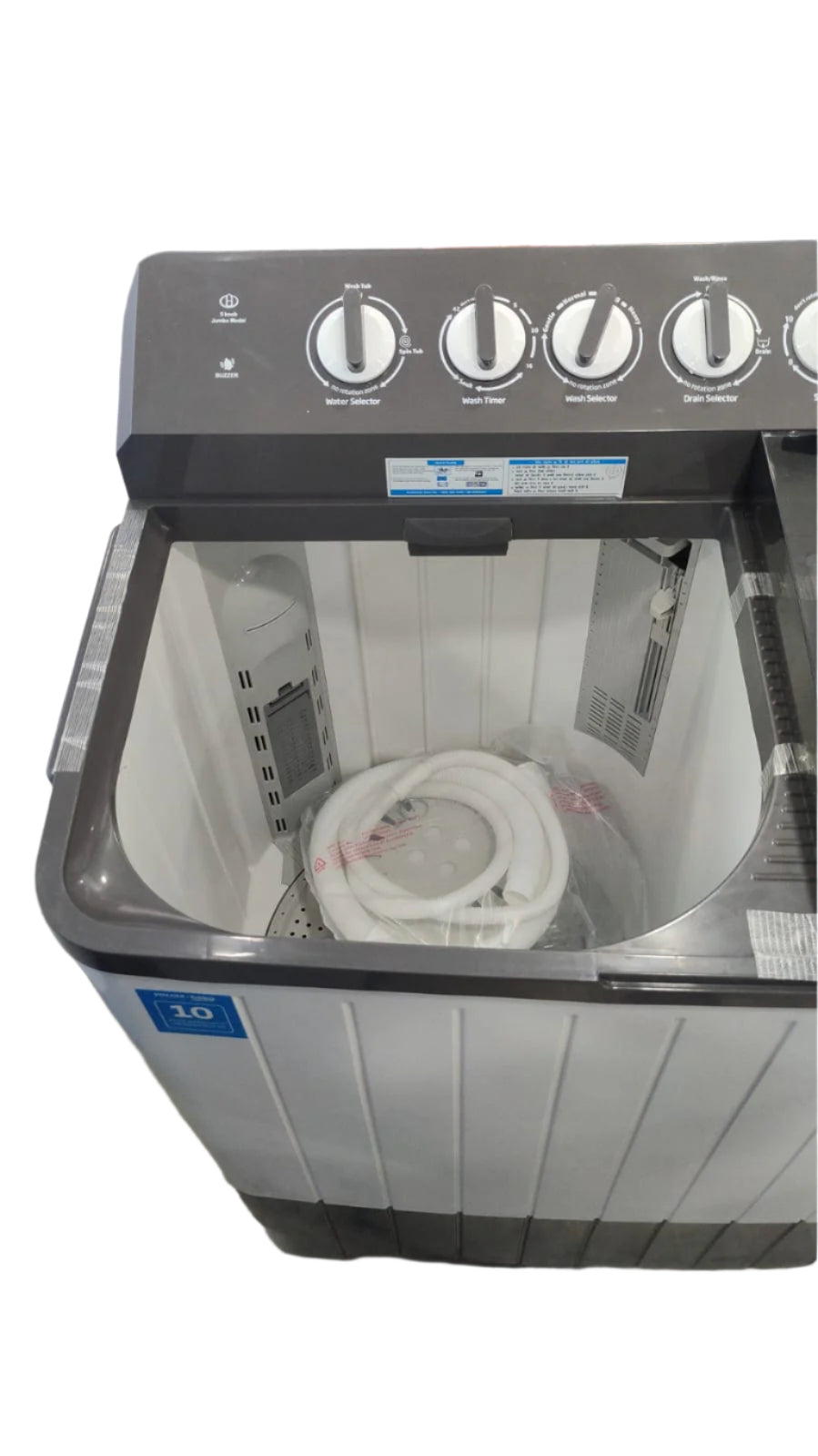 Voltas Beko WTT140UPA/GRSSWH5PTDA 14 kg Semi Automatic Top Load Washing Machine