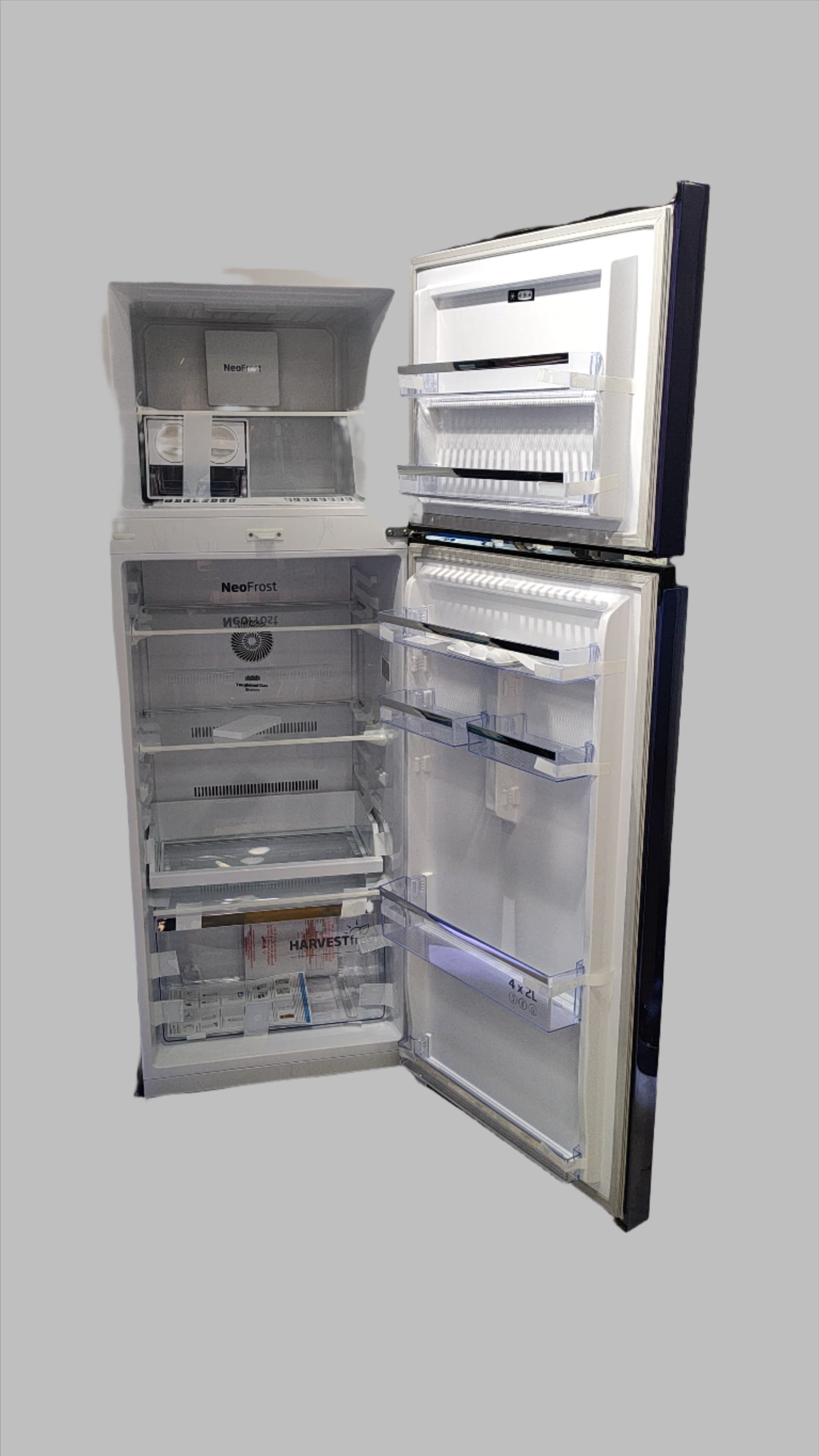 Voltas Beko RFF315D/WPV300RMWD 268L 2 Star Frost Free Refrigerator | NeoFrost Dual Cooling | Double Twist Ice Maker | Moonlight Wine | Suraj Electronics Delhi NCR