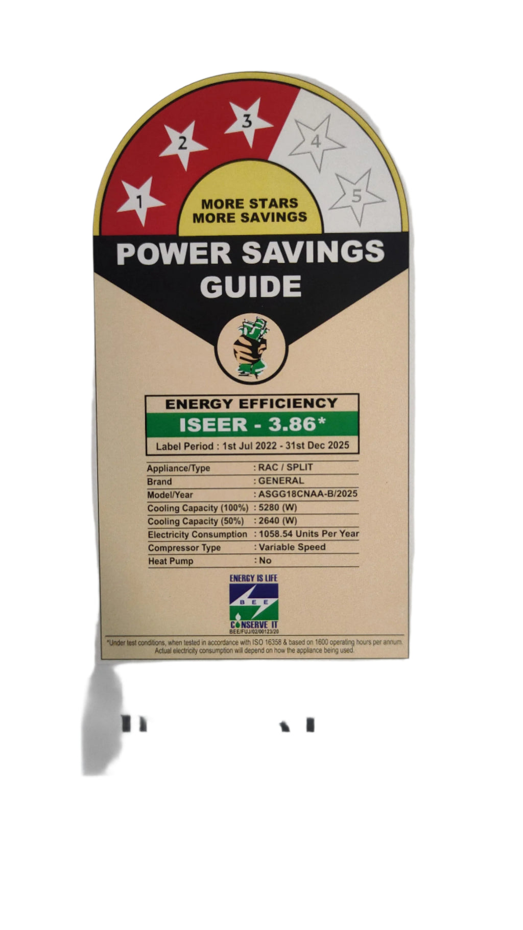 O General ASGG18CNAA 1.5 Ton 3 Star Inverter Split AC | Copper Condenser | R32 | Free Standard Installation | Quiet Operation | 2025 Model | DELHI NCR only