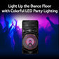 LG XBOOM RNC5 Party Speaker, Multi Color Lighting, Karaoke Feature, 1 Mic + 1 Guitar Input, Wireless Party Link, USB, Bluetooth Connection, XBOOM App