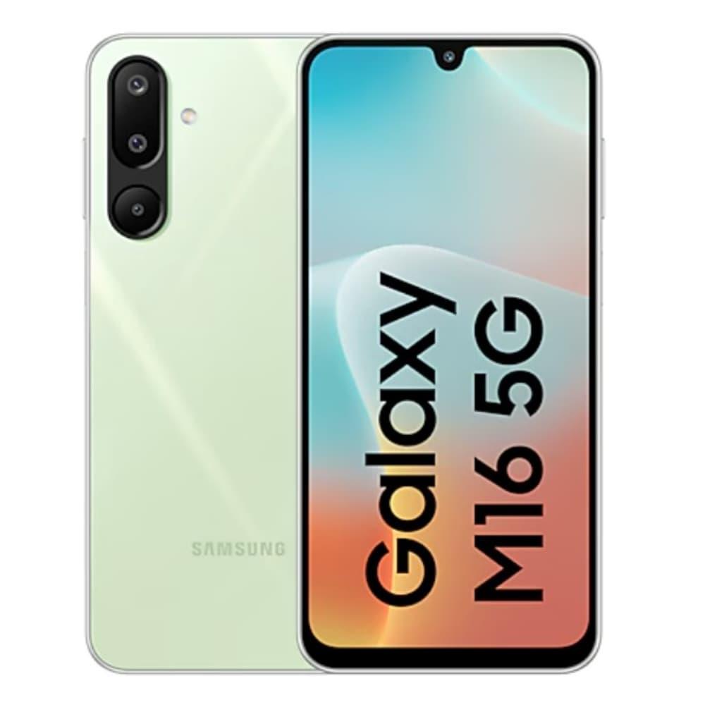 Samsung Galaxy M16 5G 128 GB, 4 GB RAM, Mint Green, Mobile Phone