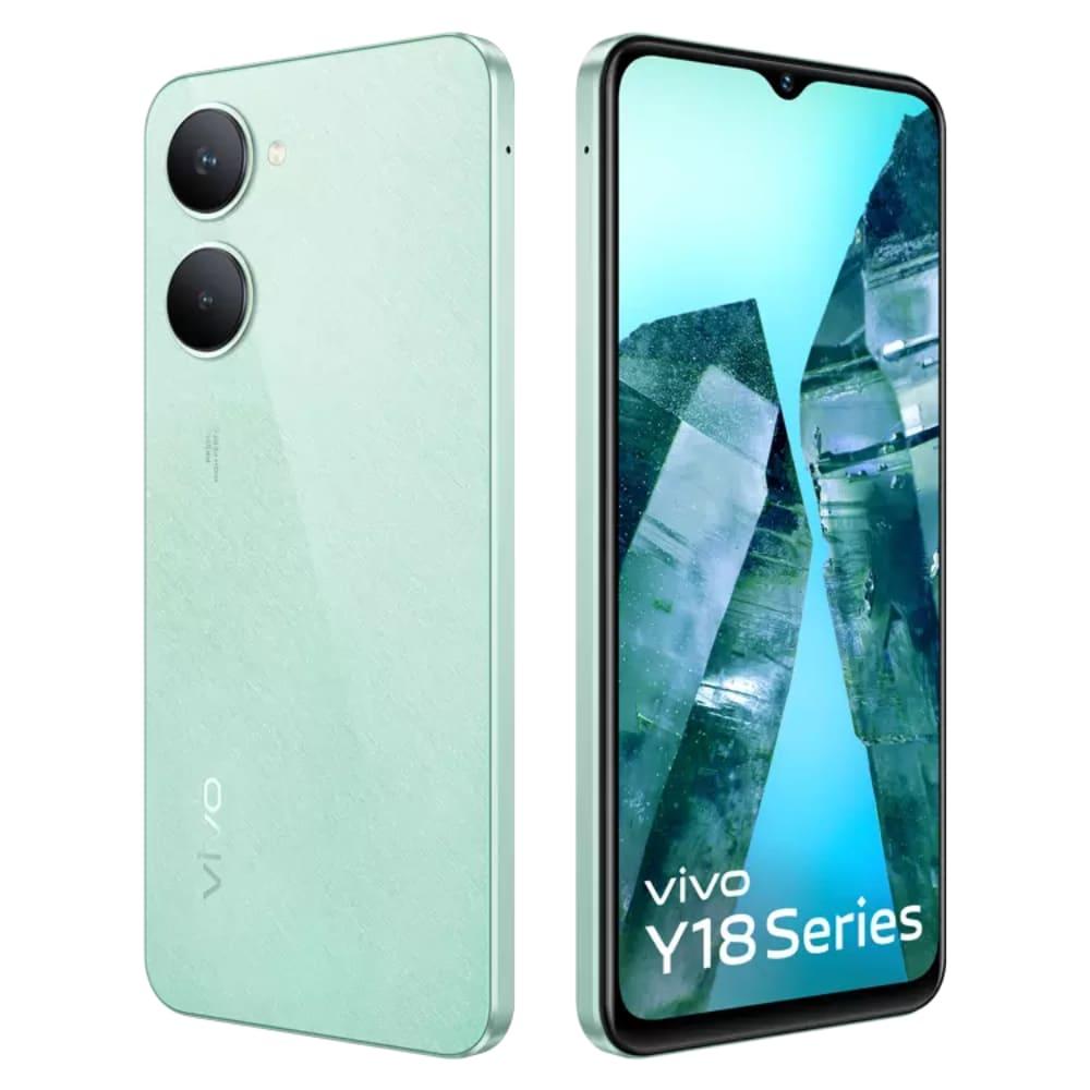Vivo Y18i 64 GB, 4 GB RAM, Gem Green, Mobile Phone