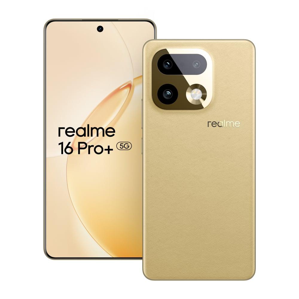 Realme 16 Pro+ 5G 128 GB, 8 GB RAM, Master Gold, Mobile Phone