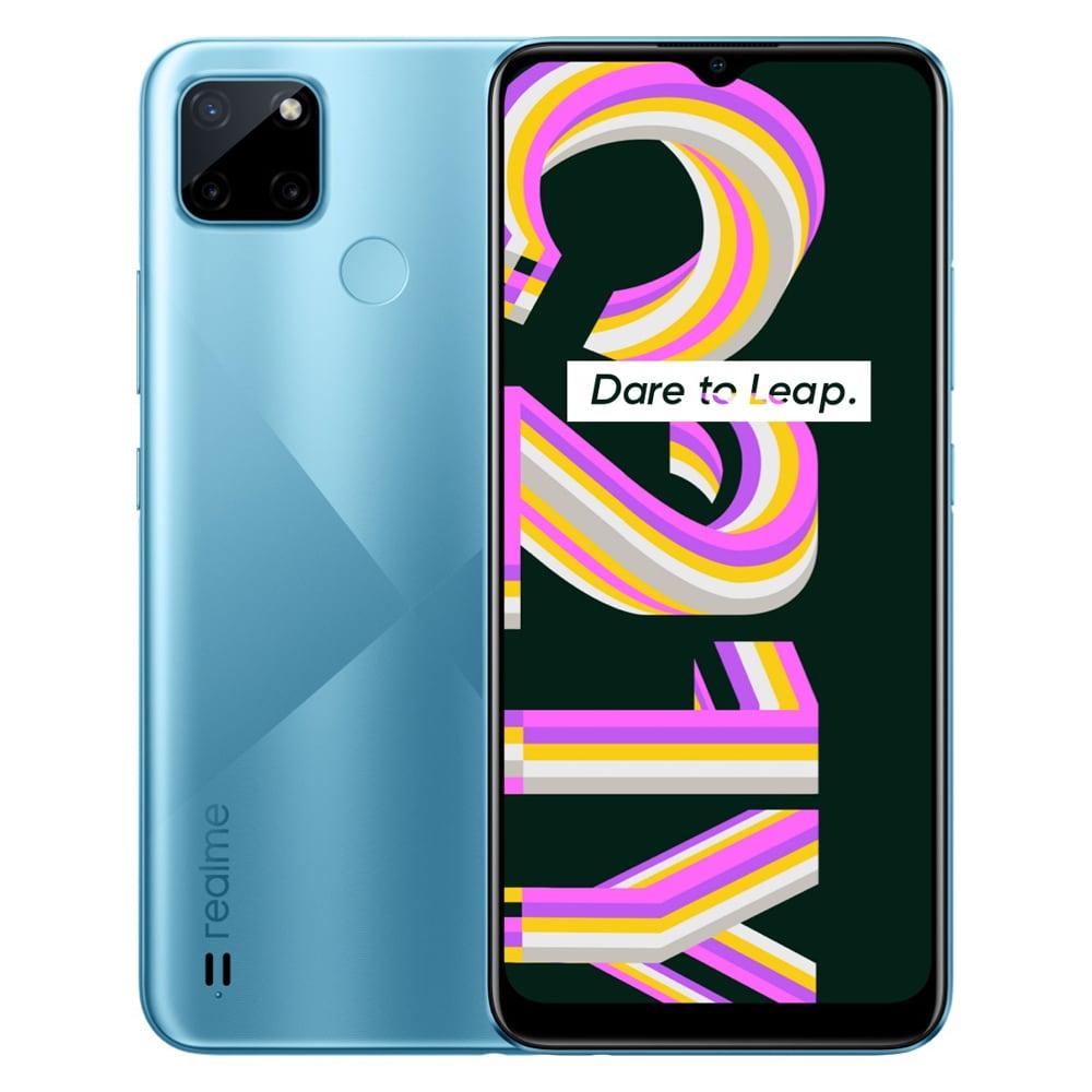 realme C21Y 32 GB, 3 GB, Cross Blue, Mobile Phone