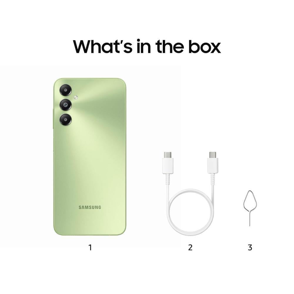 Samsung Galaxy A05s 4G 128 GB, 4 GB RAM, Light Green, Mobile Phone