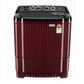 LG P115ASDAZ 11.5 Kg 5 Star Semi Automatic Top Load Washing Machine | Roller Jet Pulsator | Wind Jet Dry | Burgundy | Soak & Collar Scrubber