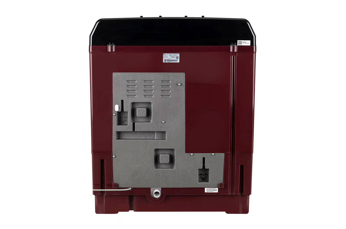 LG P115ASDAZ 11.5 Kg 5 Star Semi Automatic Top Load Washing Machine | Roller Jet Pulsator | Wind Jet Dry | Burgundy | Soak & Collar Scrubber