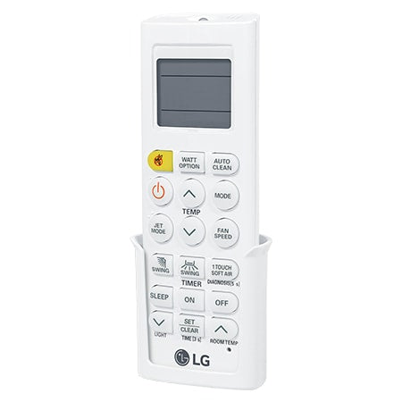 LG Wall Air Conditioner Remote Controller (include Holder) — AKB75055601 — product view
