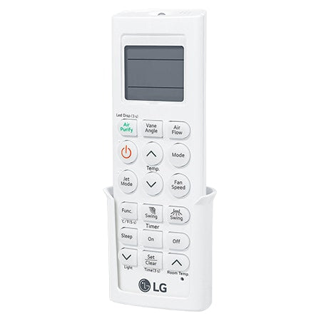 LG Wall Air Conditioner Remote Controller (include Holder) — AKB76038102 — product view